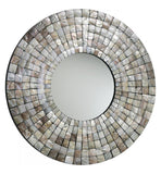 Capiz Shell Mosaic Tile Mirror - Style: 7314460