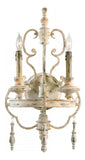 Persian White 2 Light Up Lighting Wall Sconce - Style: 7314684