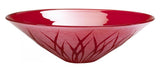 Red Rouge Decorative Plate - Style: 7314742