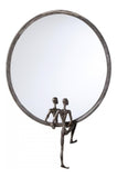 Raw Steel Kobe Rounded Mirror - Style: 7314908