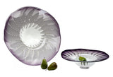 Purple 18in. Small Art Glass Bowl - Style: 7315004