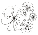 Graphite 32.5in. Fancy Flower Metal Wall Art - Style: 7316502