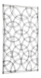Graphite Kaleidoscope 67 x 44 Iron Wall Decor - Style: 7317194