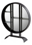 Matte Black 27 x 22 Nexus Circular Iron Frame Mirror Made in India - Style: 7646070