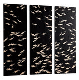 Black Tiburon 47.25 x 15.75 Wood Wall Art - Style: 7667284