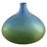 Blue and Green 9.75in. Small Vizio Blue And Green Vase - Style: 7314066