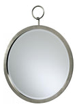Polished Chrome Round Hanging Mirror - Style: 7314284
