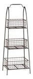 Raw Steel 3 Shelf Essex Basket Stand - Style: 7315152