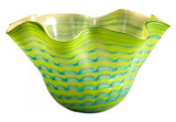 Green / Blue 11.4in. Large Glasgow Bowl - Style: 7315586