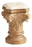 Limed Gracewood 16in. Decorative Stool - Style: 7315760