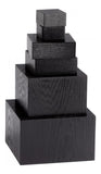 Black Veneer 5.5in. Art Pedestal - Style: 7315964