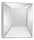 Clear 29.5 x 27.5 Pentallica Square Wood Frame Mirror - Style: 7317410