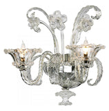 Clear 17.75in. Two Lamp Wall Sconce from the La Scala Collection - Style: 7317656