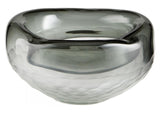 Grey Oscuro 10.25 Inch Diameter Glass Decorative Bowl - Style: 7645640
