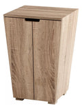 Oak Veneer The Faroe 24.5 Inch Tall Wood Cabinet - Style: 7645814