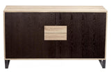 Oak Veneer Miles 32 Inch Tall Wood Cabinet - Style: 7645822