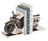 Nickel 7 Inch Tall Cruiser Bookends - Style: 7646204