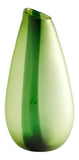 Green Adisa 15.75 Inch Tall Glass Vase - Style: 7796028