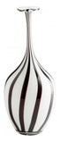 Black And White Sweeney 15.5 Inch Tall Glass Vase - Style: 7796106